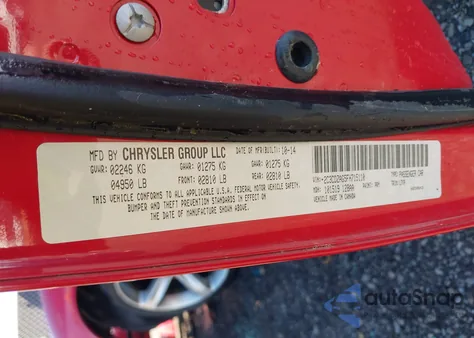 2015 Dodge Challenger Sxt z USA, uszkodzony, nr VIN 2C3CDZAG5FH715110